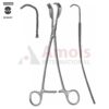 ALLENBERG ATRAUMATIC Vascular Clamp, Angled, 68 Degree, 235 mm (9 1/4"), Toothing DeBakey, with Retraction Blades