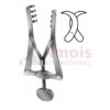 Allport Retractor 4x4 Prong Sharp 9.5cm, 8mmx22mm