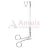YASARGIL Aneurysm Clips, Applier Forceps MINI Clips 70mm Straight Shaft 360 Degree Rotating Jaw Rotating Ring Handle