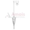 Applying Forceps for YASARGIL Clip, STANDARD, 70mm Straight, Shaft, Jaw Fixed, Round Handle