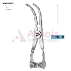 Bulldog Clamp Artery Titanium Atraumatic Straight