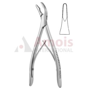 Bacon Bone Rongeur Curved Lateral 20-cm (angled to side)