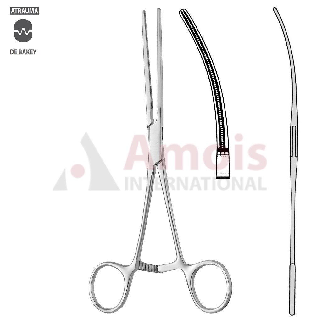 BAINBRIDGE Forceps Atraumatic Curved
