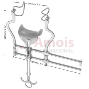 BALFOUR Retractor Abdominal, Complete 60mm