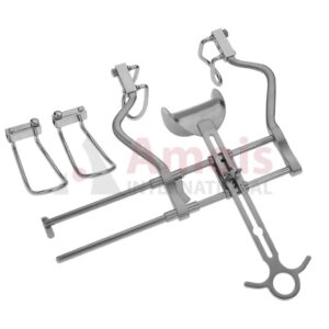 BALFOUR Retractor Abdominal, Complete with Trigger Ratchet, opening 20cm