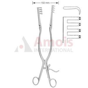 Beckmann Laminectomy Retractor 31cm Sharp 4 X 4 Prong