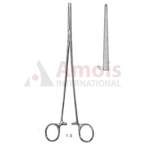 Bengolea Hemostatic Forceps 1x2 Teeth Straight