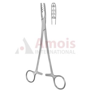Bircher-Ganske Cartilage Seizing Bone Holding Forceps 20cm Straight