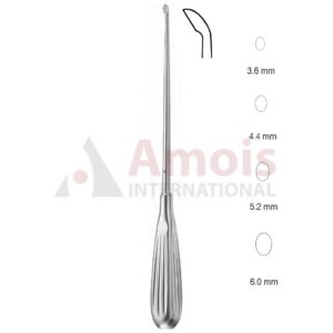 Bone Curette Curved Hollow Handle 25cm