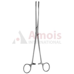 Bonney Cotton Swab Forceps Serrated, With-Ratchet 24cm