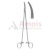 Bridge Hemostatic Forceps, Curved, 27.5cm, Delicate, Serrated