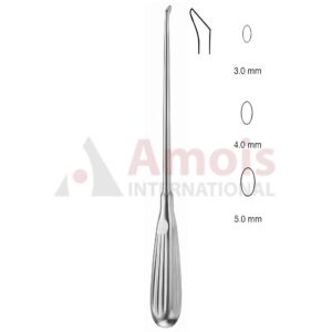 Bushe Curette Curved Backward