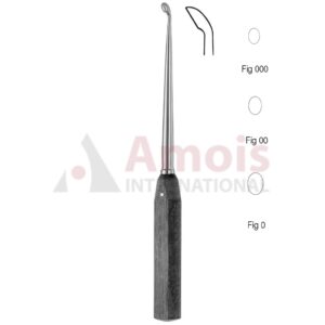 Caspar Bone Curettes 22cm Angled With Handle