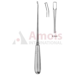 Caspar Bone Curette Toothed 25cm With Handle 4mm