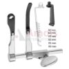 Caspar Lumbar Retractor 10cm Complete Set With 6 Lateral Blades