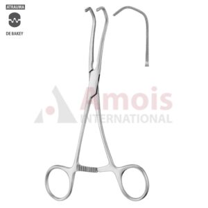 CASTANEDA Atraumatic Neonatal and Pediatric Clamp 15.5cm (6"), Curved, Jaw Length 52.0mm
