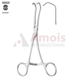 CASTANEDA Atraumatic Neonatal and Pediatric Clamp 15.5cm (6"), Curved, Jaw Length 56.0mm