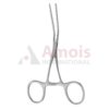 CASTANEDA Clamp Straight 12.5 cm Jaw 48mm DeBakey Teeth, Graduated Jaw