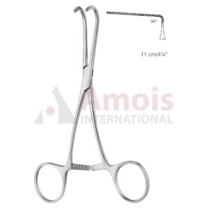 CASTANEDA Neonatal and Pediatric Clamp 11cm/4?", 90 Degree Angled, Very Delicate