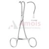 CASTANEDA Neonatal and Pediatric Clamp 12cm (4 3/4"), Fig.3, Curved, Very Delicate