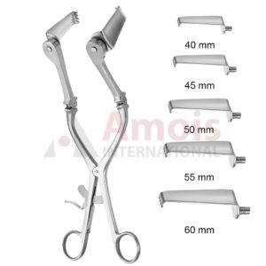 Cloward Cervical Retractor Complete Set Sharp With 5 Blades