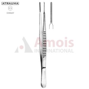 Cooley Atraumatic Micro Forceps 2.0mm Shoulder Tip Straight