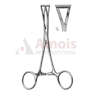 Collin Hemostatic Forceps Triangulated 14cm