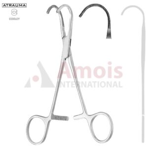 COOLEY-BECK Atraumatic Anastomosis Clamp 15cm (6"), Curved
