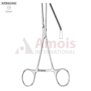 COOLEY Forceps Atraumatic Ang. 14 cm