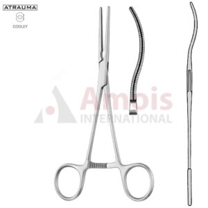 COOLEY Atraumatic Coarctation Clamp 17cm (6 3/4"), Spoon Shaped