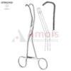 COOLEY Forceps Atraumatic 17 cm with Graduation Marks, 30 Degree Angled Sidew