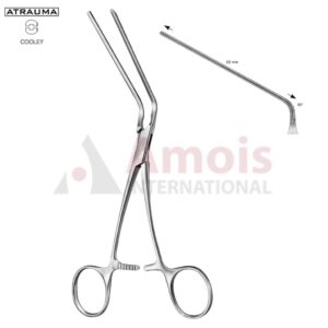 COOLEY Patent Ductus Forceps Atraumatic 18.5cm Very Delicate, Jaws 66mm 60 Degree
