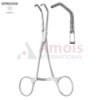SATINSKY ATRAUMATIC Vascular Clamp, Angled, 60 Degree, 140 mm (5 1/2"), Toothing COOLEY, Jaw Length: 21 mm