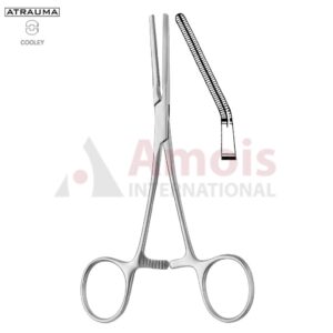 COOLEY Atraumatic Neonatal and Pediatric Clamp 14cm (5 1/2"), Angled