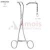 COOLEY ATRAUMATIC Vascular Clamp, Angled, 90 Degree, 160 mm (6 1/4"), Toothing COOLEY, Jaw Length: 46 mm, Width: 28 mm, For Pediatrics