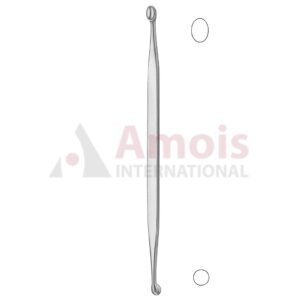 Curette Double Ended Sharp Oval/Round 21cm