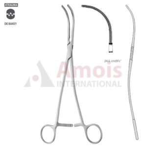 DeBakey BAHNSON Atraumatic Aneurysm Clamp 24.5cm Strongly/Acutely Curved