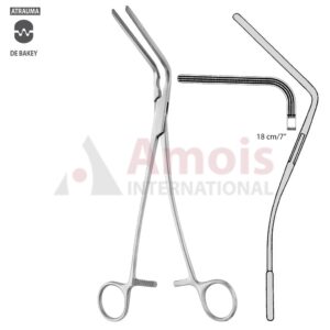 DeBakey-MORRIS Atraumatic Aneurysm Clamp 18cm (7"), 2x3 Teeth