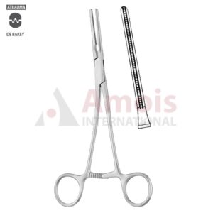 DeBakey Peripheral Vascular Clamp Angled with Ductus Pattern Jaws