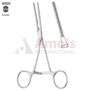 DeBakey Atraumatic Coarctation Clamp 15cm (6"), Angled Downwards Shanks