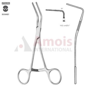 DeBakey Atraumatic Coarctation Clamp 14.5cm (5 3/4"), 90 Degree Angled