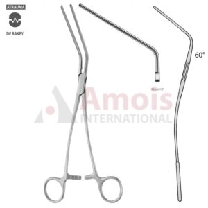 DeBakey Atraumatic Multi-Purpose Clamp 30cm (12"), 60 Degree Angled