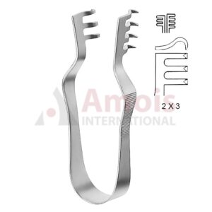 Finsen Self Retaining Retractor Sharp 2x3 Prong