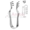 Finsen Self Retaining Retractor Blunt 3x4 Prong