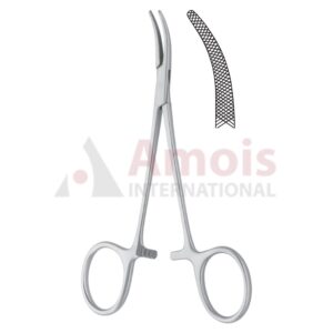 Forceps Ligature Cross Serrated 12cm