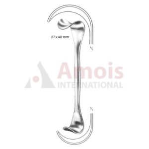 GOELET Retractor Double-Ended 19cm 40x37/32x25mm