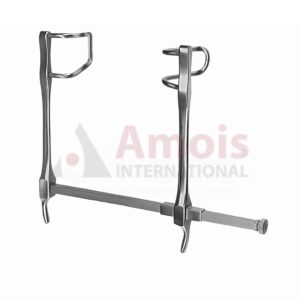 GOSSET Baby Abdominal Retractor 12,5cm/5", Lateral Baldes 30x40mm, Spreading 120mm