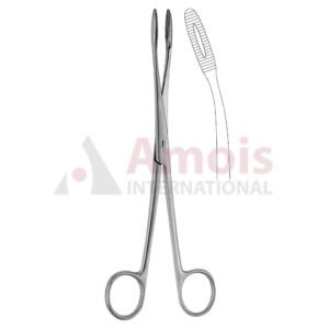 Gross Maier Dressing Forceps Curved Without Ratchet, Round