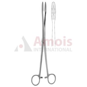 Gross Maier Dressing Forceps Straight With Ratchet, Flat
