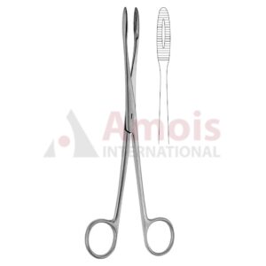 Gross Maier Dressing Forceps Straight Without Ratchet, Round